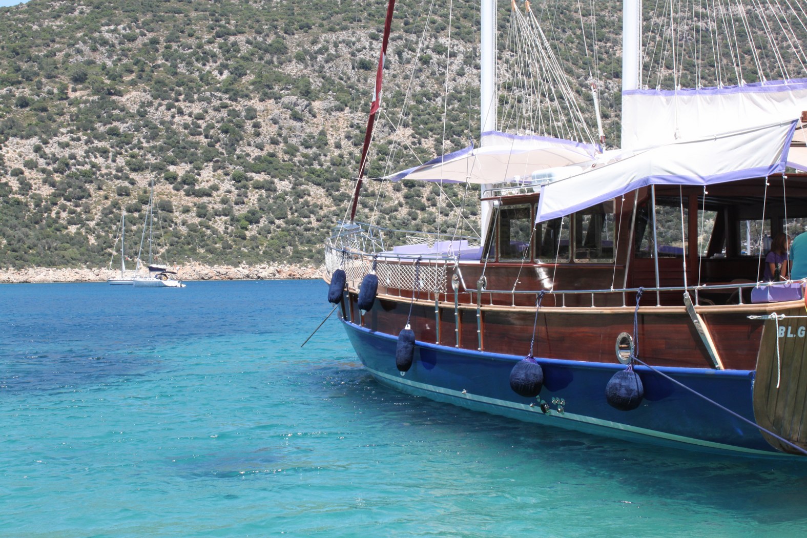 gulet day trips kalkan